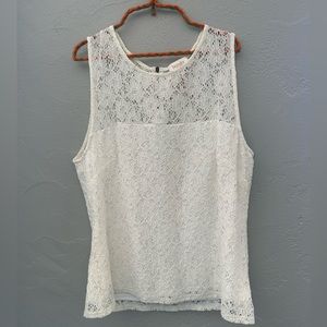 Laundry by Shelli Segal crochet blouse